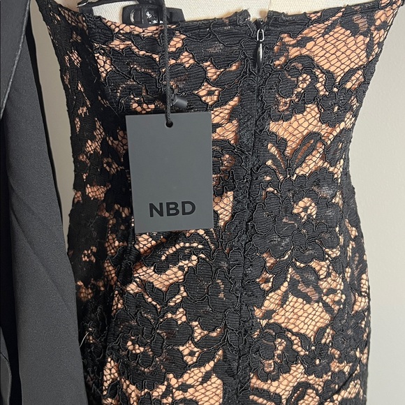 NBD Frannie Mini Dress Black Lace S - Picture 6 of 6